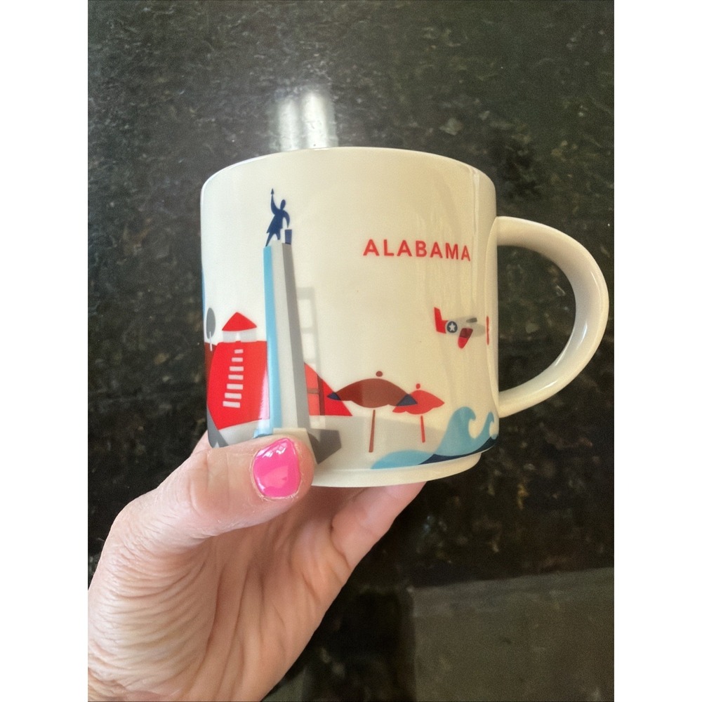 Starbucks ALABAMA Coffee Tea Mug Cup "You are Here" Collector Series